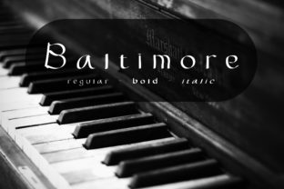 Baltimore: A Timeless Handwritten Font