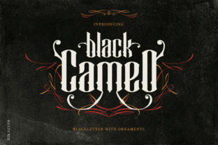 Black Cameo: A Bold Blackletter Font That Bridges Tradition and Modern Design