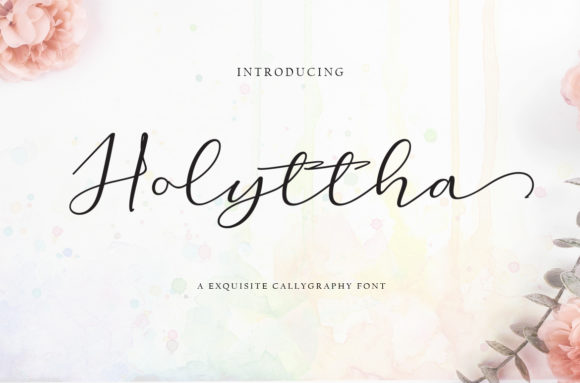 Holyttha: A Playful, Authentic Script Font