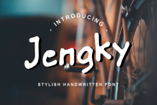Jengky: Playful Handwritten Font for Standout Projects
