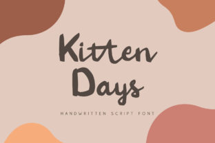 Kitten Days Font: A Playful, Handwritten Typeface That Brings Charm to Every Design