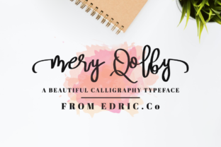 Mery Qolby: Handmade Script with Organic Sophistication