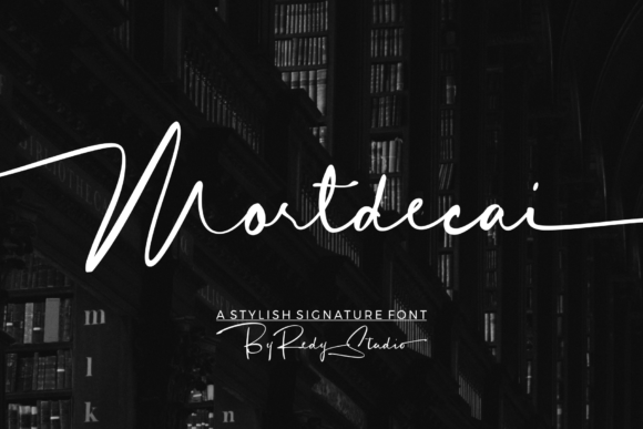 Mortdecai: A Handwritten Font with Refined Character and Real-World Utility
