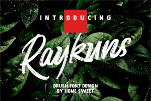 Raykuns: The Handwritten Font That Packs Urban Grit and Bold Personality