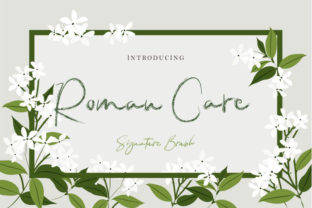 Roman Care: A Bold Handwritten Font
