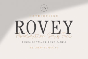 Rovey Duo: A Serif Font Pair Built for Elegant, Swash-Driven Design