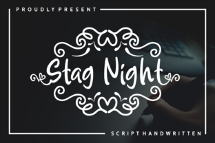 Stag Night: A Handwritten Font with Romantic Nuance