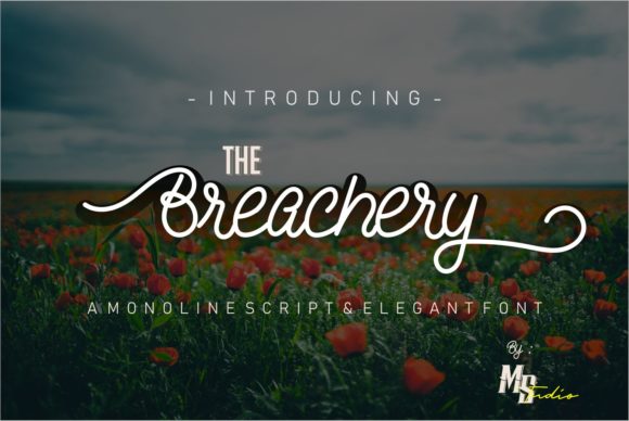 The Breachery Script: A Handwritten Font That Feels Like a Warm Hug