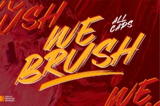 We Brush: Bold, Organic Display Typography